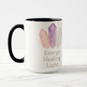 Energiesteine und innere Glow Tasse (Links)