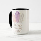 Energiesteine und innere Glow Tasse (Vorderseite Links)