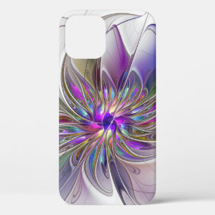 Energische, farbenfrohe abstrakte fraktale Blumenk Case-Mate iPhone Hülle
