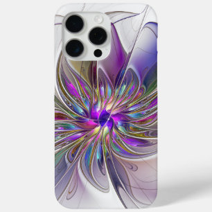 Energische, farbenfrohe abstrakte fraktale Blumenk Case-Mate iPhone Hülle