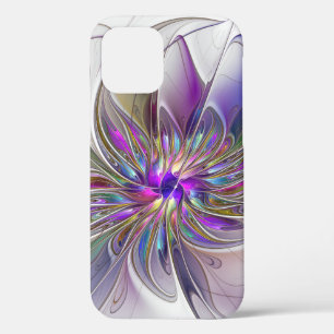 Energische, farbenfrohe abstrakte fraktale Blumenk Case-Mate iPhone Hülle