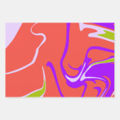 Energische moderne Farbgebung Geschenkpapier Set (Vorderseite 2)