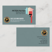 Energischer mehrfarbiger visitenkarte (Vorne/Hinten)