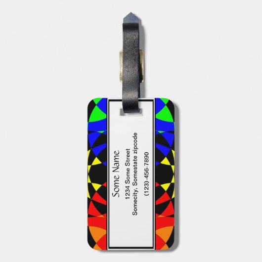 Energize von Kenneth Yoncich Gepäckanhänger (Rückseite vertikal)