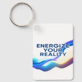 Energize Your Reality | Motivational Keychain Schlüsselanhänger (Vorderseite)