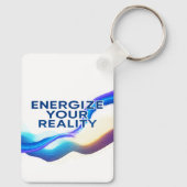 Energize Your Reality | Motivational  Keychain Schlüsselanhänger (Rückseite)