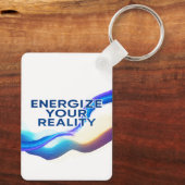 Energize Your Reality | Motivational  Keychain Schlüsselanhänger (Rückseite)