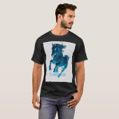 Energizing Elegance: Horse in Motion T-Shirt (Vorne ganz)