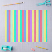 Energizing Spring Pastel Stripes Seidenpapier (Basteln)