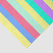 Energizing Spring Pastel Stripes Seidenpapier (Detail)