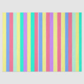 Energizing Spring Pastel Stripes Seidenpapier (Vorderseite)