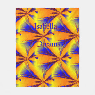 Energy Abstrakt Stars Personalisiert Fleece Blanko