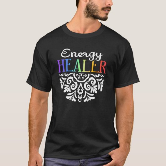 Energy Chakra Holistic Healing Hands Energy Healer T-Shirt (Vorderseite)