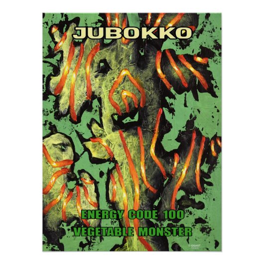Energy Code 100 – Monster Gemüse "Jubokko" Poster (Vorderseite)