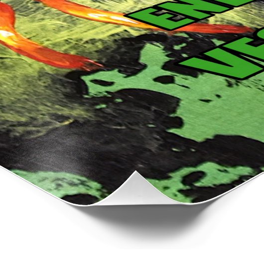 Energy Code 100 – Monster Vegetable "Jubokko" Poster (Ecke)