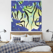 Energy Code 26E23 - Stretched Canvas Print Leinwanddruck (Insitu (Schlafzimmer))