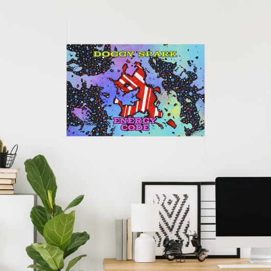 Energy Code - DOGGY SPARK - Poster (Heimbüro)