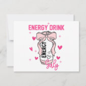 Energy Drink Girly Funny Drink Lover Design (Rückseite)