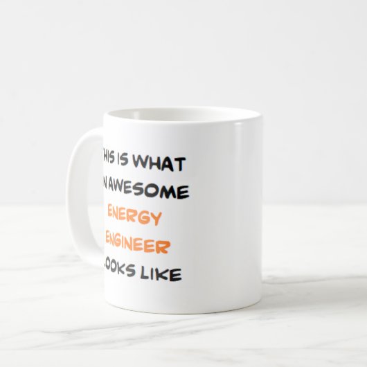 energy engineer, awesome kaffeetasse (Vorderseite Links)