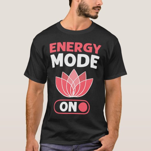 Energy Flow Mode On Energy Healer Reiki Practition T-Shirt (Vorderseite)