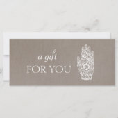 Energy Healer Henna Lotus Gift Certificate 2 (Vorderseite)