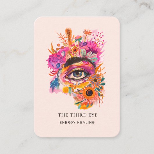 Energy Healer Reiki Spiritual Visitenkarte (Vorderseite)