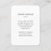 Energy Healer Reiki Spiritual Visitenkarte (Rückseite)