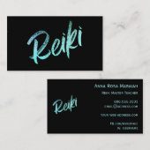 *~* Energy Healing Reiki Master Practitioner Visitenkarte (Vorne/Hinten)