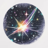 Energy in space sticker. etiketten (Design 1)