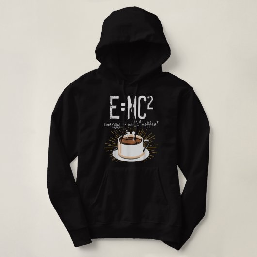 Energy Milk Kaffee Funny Chemistry Science Themed Hoodie (Design vorne)