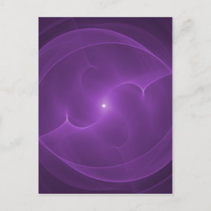 Energy Orb Lila Postkarte