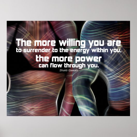 Energy Power Print Poster (Vorne)