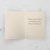 Energy Ray Bubbles Happy Birthday Card Karte (Innenseite)