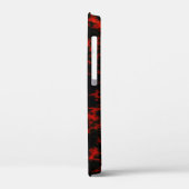 Energy Red und Black Flames Case-Mate iPhone Hülle (Rückseite / Links)