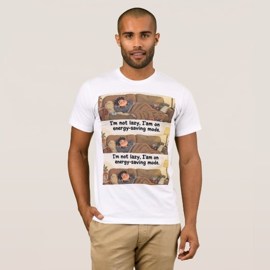Energy-Saving Mode Tee – Men’s Relaxed Fit (Vorne ganz)