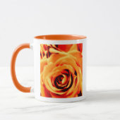 Energy Yellow Roses 11oz Two-Tone Mug Orange Tasse (Links)