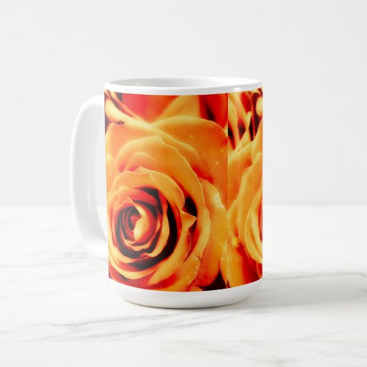 Energy Yellow Roses 15oz Classic Tasse (Vorderseite Links)
