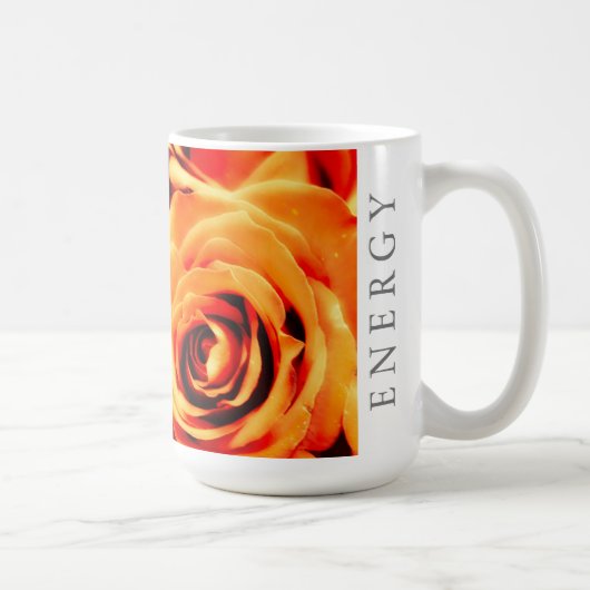 Energy Yellow Roses 15oz Classic Tasse (Rechts)