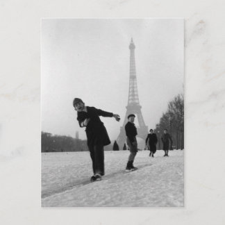 Enfants et neige - Paris - 1945 - Robert Doisneau Postkarte
