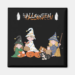 Enfants � Halloween - Magnet