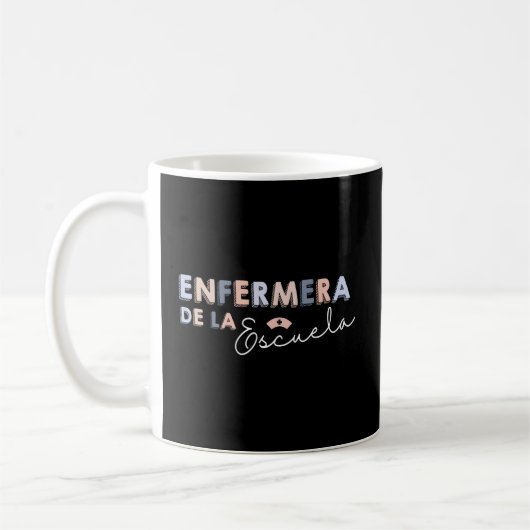 Enfermera De La Escuela Latin School Nurse Kaffeetasse (Links)