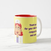 Enfermera Zweifarbige Tasse (VorderseiteRechts)