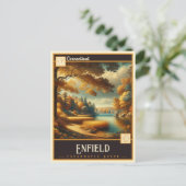 Enfield, Connecticut | Vintage Postkarte (Stehend Vorderseite)