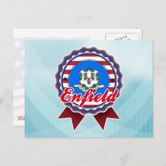 Enfield, CT Postkarte (Vorne/Hinten)