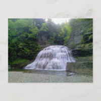 Enfield Glen fällt in Ithaca, NY Postcard