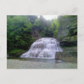 Enfield Glen fällt in Ithaca, NY Postcard Postkarte (Vorderseite)