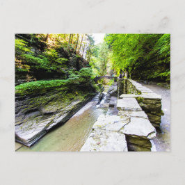 Enfield Glen, Robert H Treman Staat Park, NY Postkarte