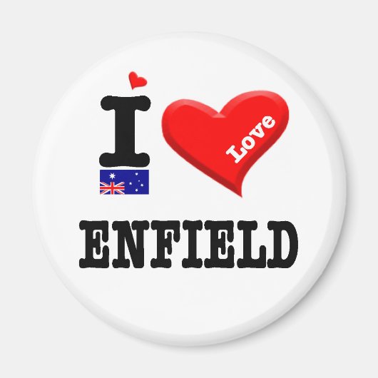 ENFIELD - I-Liebe Magnet (Vorne)