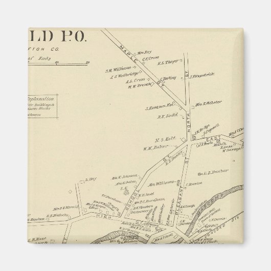 Enfield PO, Grafton Co Magnet (Vorne)
