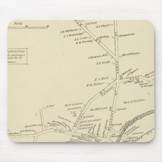 Enfield PO, Grafton Co Mousepad (Vorne)